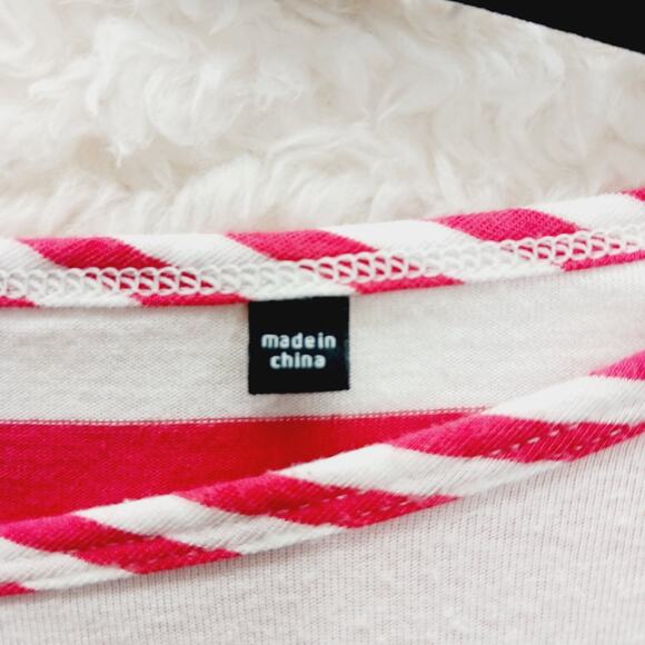 Tank Top Size S Sailorcore CAbi Candy Cane Stripe Red White Nautical Cruise - Picture 11 of 13